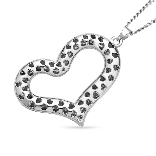 Weißer Kristall-Anhänger mit Kette image number 3