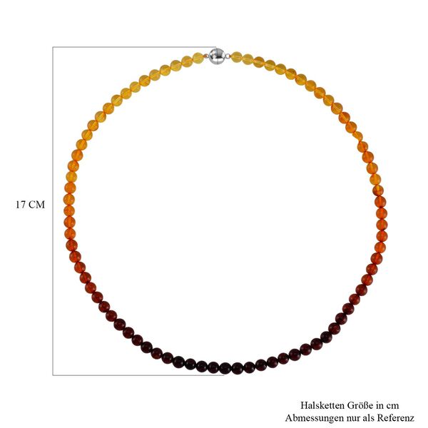 Baltische Bernstein-Halskette, 50 cm - 57,70 ct. image number 5