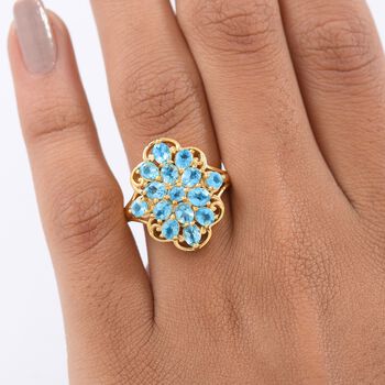 D'Joy Betroka blauer Apatit Ring - 2,57 ct.