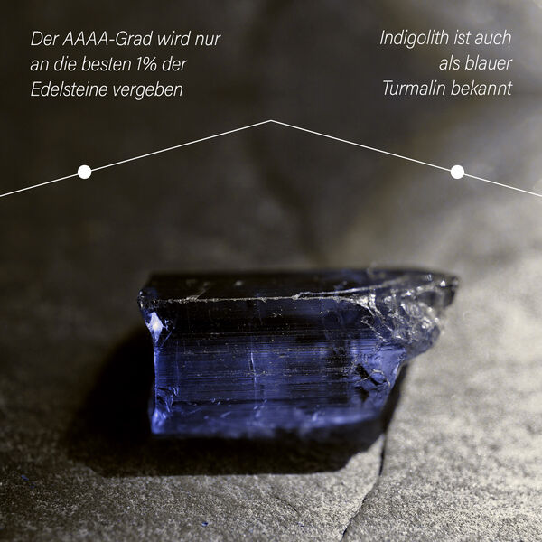 RHAPSODY AAAA Monte Belo Indigolith und VS-EF Diamant Ring - 1,11 ct. image number 4