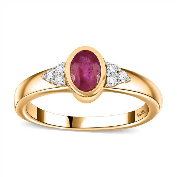 Afrikanisches Rubin und Moissanit-Schmuckset - 1,05 ct. image number 4