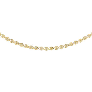 Starburst Kette in 375 Gold, 45 cm