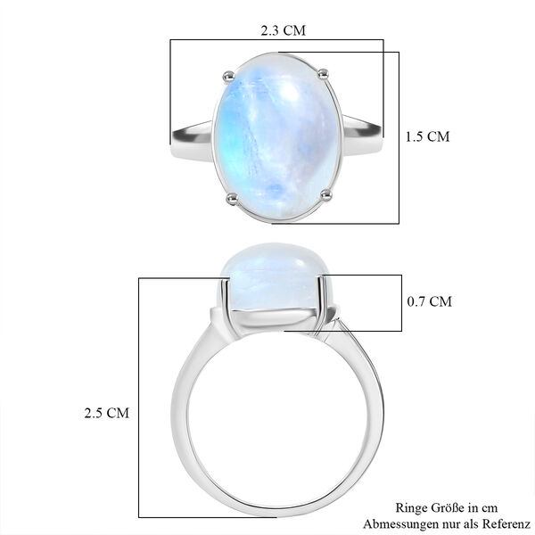 D'Joy AA Regenbogen Mondstein Ring - 10,87 ct. image number 7