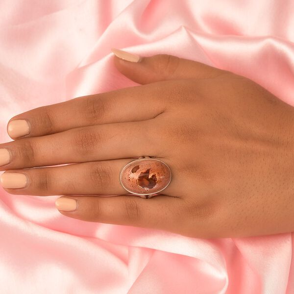 Mutter-des-Feueropals Ring, 925 Silber  ca. 22,80 ct image number 3