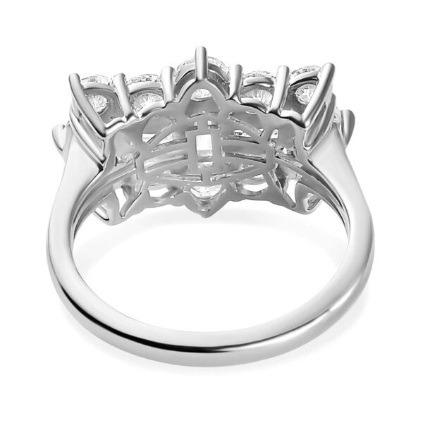 Moissanit Boot Ring - 2,15 ct. image number 6