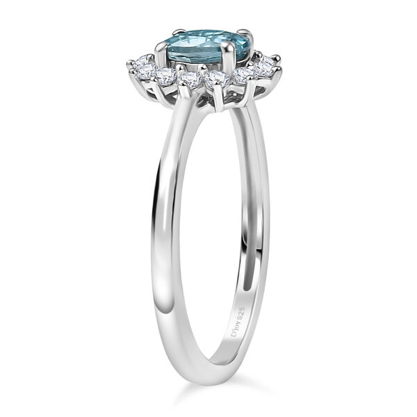 D'Joy blauer und weißer Zirkon Ring - 1,07 ct. image number 4