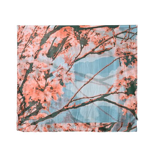  LA MAREY 100% silk scarf image number 1