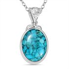 Sleeping Beauty Matrix Türkis Schmuckset ca. 6.50 ct
