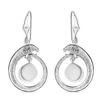 Royal Bali - Moissanit Panther Ohrringe 925 Silber ca. 1.64 ct