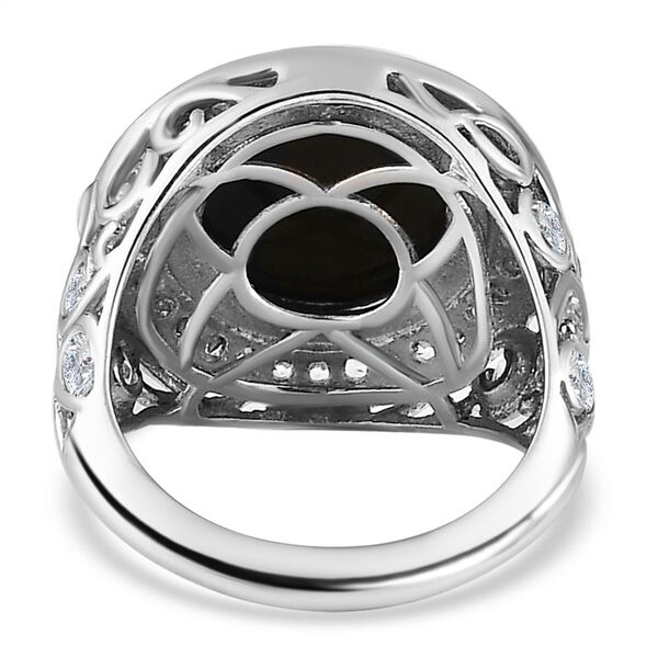 Boulder Opal and Zirkon Ring- 10,50 ct. image number 7