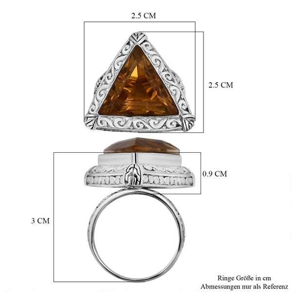 Royal Bali Kollektion- Citrin Cocktail Ring - 6,50 ct. image number 6