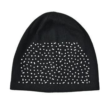 2er-Set, Handschuhe und M&uuml;tze, Schwarz