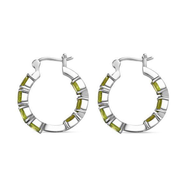 Peridot Ohrringe  Edelstahl ca. 6,43 ct. image number 4