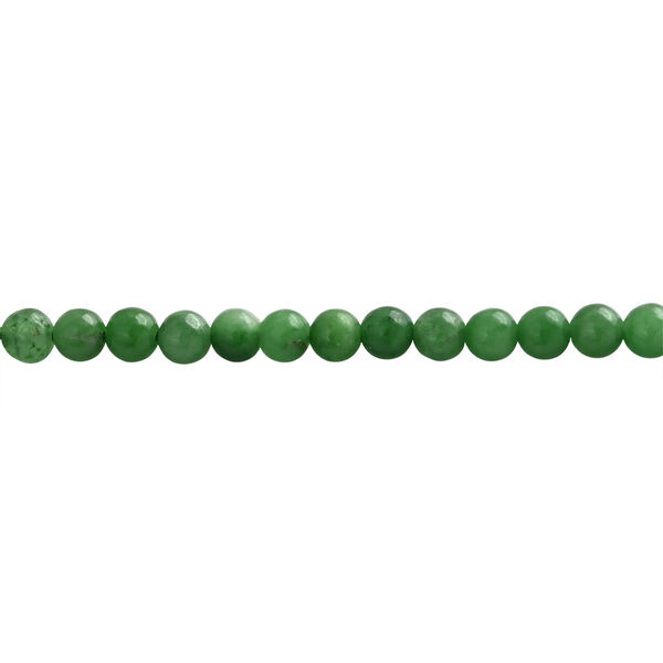 Gr&uuml;ne Jade 45+5cm Halskette - 80 ct. image number 3