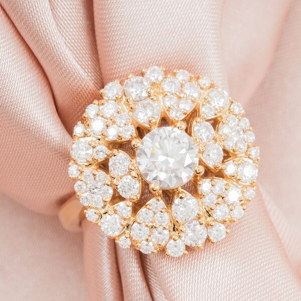 CLARTE Moissanit Ring - 2 ct. image number 1