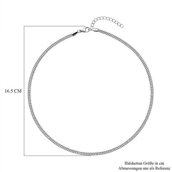 Panzerkette, ca. 50 cm, 316L Edelstahl ca. 9,10g, silberfarben image number 5