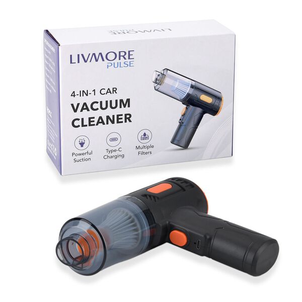 LIVMORE Akku Handstaubsauger, 4 in 1 Funktion, 280 Watt, Schwarz image number 8