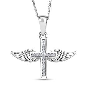 Moissanit Schmuckset 925 Silber rhodiniert ca. 0,12 ct. Moissanit Schmuckset 925 Silber rhodiniert ca. 0,12 ct.