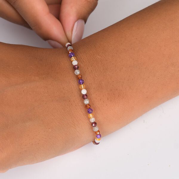 Multi-Edelstein 19cm Armband - 14 ct. image number 3