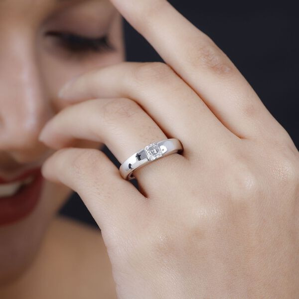 Moissanit Ring - 0,66 ct. image number 2