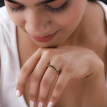 Nat&uuml;rlicher Chrom Turmalin-Ring - 0,57 ct.