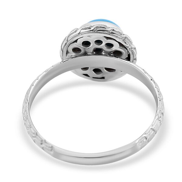 Royal Bali - Sleeping Beauty T&uuml;rkis Ring, 925 Silber (Gr&ouml;&szlig;e 16.00) ca. 1.74 ct image number 4