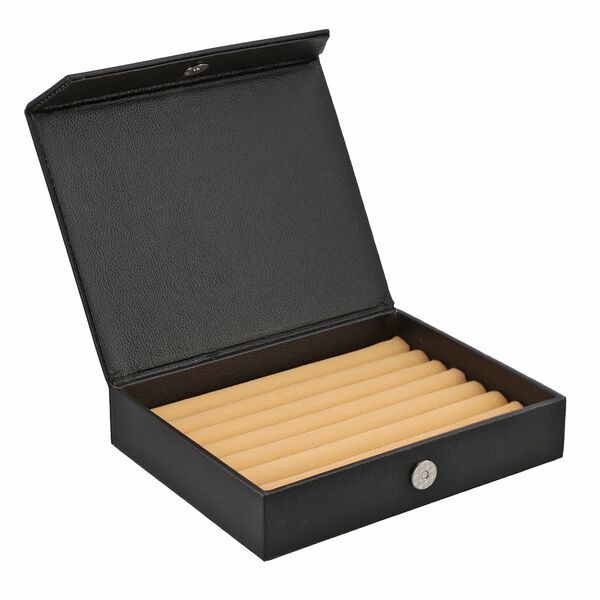 &Ouml;ko-Kunstleder-Ring-Organizer mit Rollenablage, schwarz image number 4