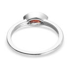 Roter Granat Solitär-Ring, 925 Silber  ca. 0,47 ct image number 5