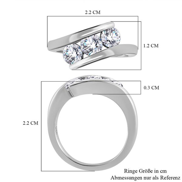 Moissanit Ring - 1,15 ct. image number 7