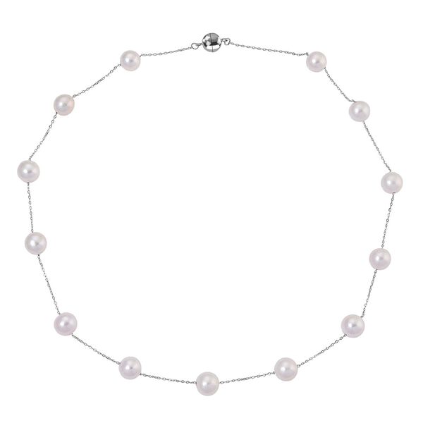D'Joy AAA wei&szlig;e Edison Perle 50cm Halskette image number 4