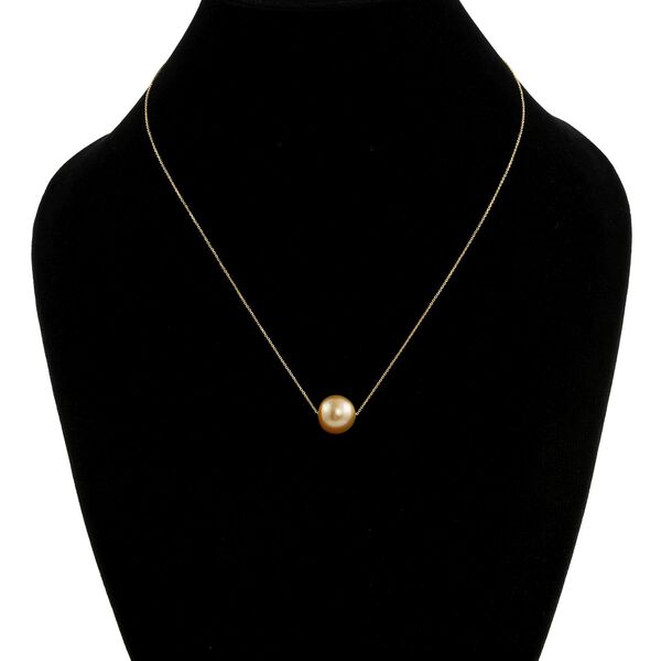 ILIANA - AAA goldene S&uuml;dseeperle-Halskette, 45 cm - 10,8 ct. image number 7