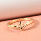 Ring 925 Silber vergoldet image number 1