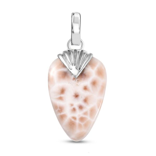 D’joy AA Natrolith Anhänger 925 Silber ca. 14.40 ct image number 0