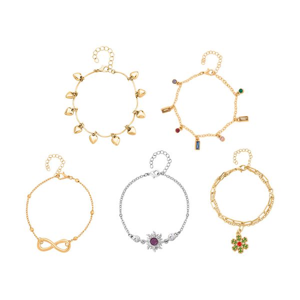 Adventskalender - 25 Schmuckstücke Halskette (5 tlg.), Armband (5 tlg.), Felxibler Ring (4 tlg.), Ohrringe (11 tlg.) image number 4