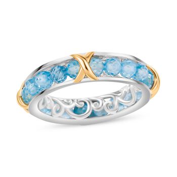 Apatit Ring Messing (Gr&ouml;&szlig;e 18.00) ca. 6,40 ct