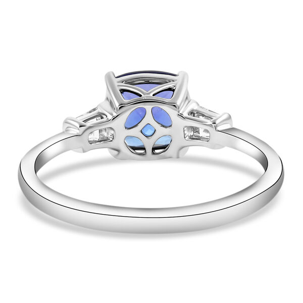 RHAPSODY - AAAA Tansanit und Diamant-Ring, VS E-F, 950 Platin  ca. 2,45 ct image number 7