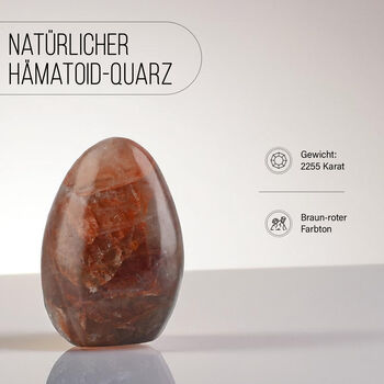 Nat&uuml;rlicher H&auml;matoid-Quarz, L - 2255 ct.