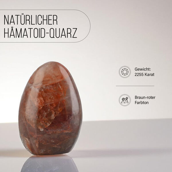Nat&uuml;rlicher H&auml;matoid-Quarz, L - 2255 ct. image number 1