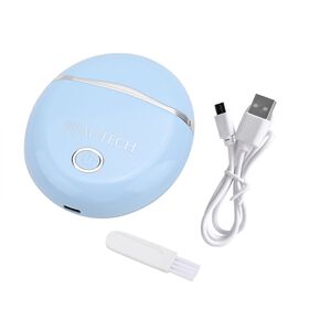 Beautech - 3 in 1 Shaver mit Edelstahl Klinge, Aufladbar, 500 mah, Blau