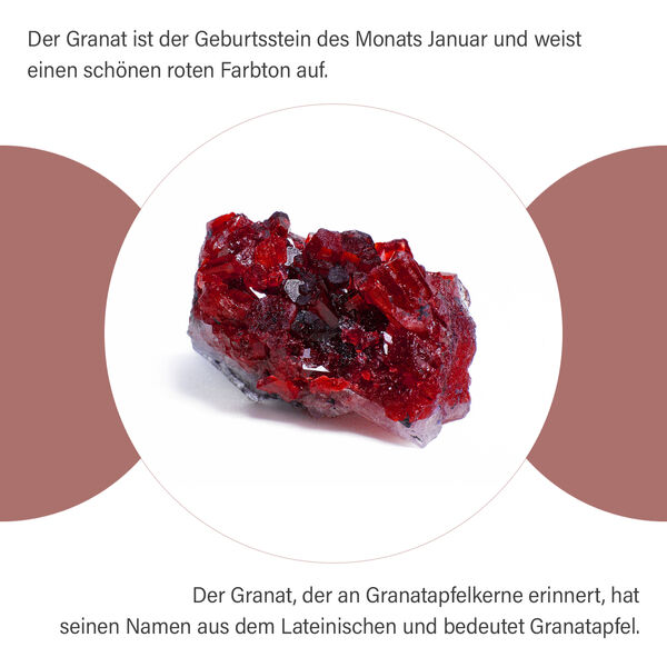 Rote Granat-Inside-Out-Creolen image number 8