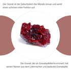 Rote Granat-Inside-Out-Creolen image number 7