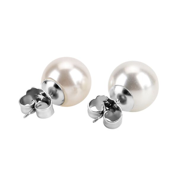 3er-Set weißes Muschelkernperle Schmuckset image number 8