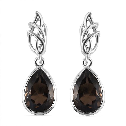 Rauchquarz Ohrhänger - 5,47 ct. image number 0