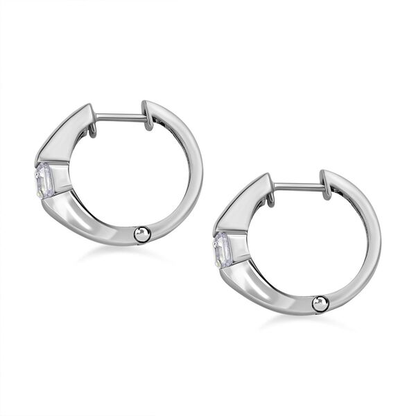 Moissanit Solitär Ohrringe - 1,32 ct. image number 3