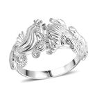 Royal Bali - 925 Silber Seepferdchen Ring (Größe 16.00)