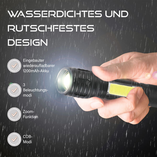 Aluminium Taschenlampe mit LED-Funktion image number 13