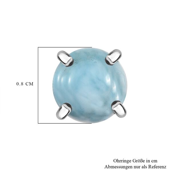 Larimar Ohrringe - 3,63 ct. image number 5