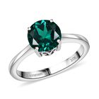 AAA Lab Created Smaragd Ring 417 Gold (Größe 16.50) ca. 2,10 ct