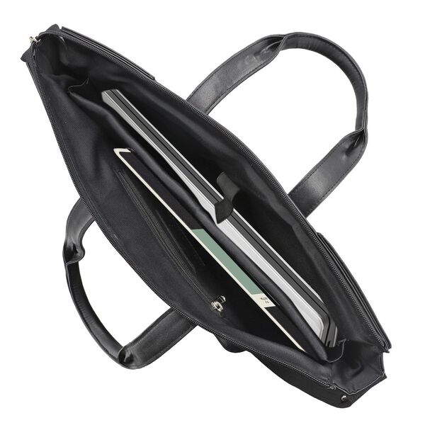 LA MAREY Laptoptasche aus Kunstleder, Schwarz image number 7