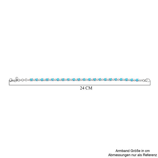 AA Sleeping Beauty T&uuml;rkis und Zirkon Armband image number 5